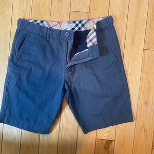 Burberry Men's Charcoal Chino Shorts Size 32